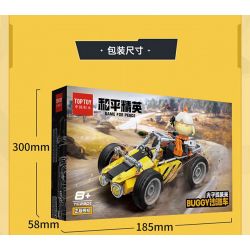 TOP TOY TC2301 2301 non  PEACE ELITE PHOTON CHICKEN BUGGY ATV bộ đồ chơi xếp lắp ráp ghép mô hình Movie & Game Phim Và Trò Chơi