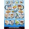ZHEGAO QL1745 1745 non  MÔ HÌNH KHỦNG LONG CHIẾN 8 bộ đồ chơi xếp lắp ráp ghép mô hình DINOSAUR