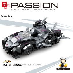 ZHEGAO QL0739 0739 non  FLYING SPUR RACING 4 MẪU XE bộ đồ chơi xếp lắp ráp ghép mô hình Racers Đua Tốc Độ 681 khối