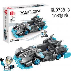 ZHEGAO QL0738 0738 non  FLYING SPUR RACING 4 MẪU XE bộ đồ chơi xếp lắp ráp ghép mô hình Racers Đua Tốc Độ 688 khối
