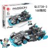 ZHEGAO QL0738 0738 non  FLYING SPUR RACING 4 MẪU XE bộ đồ chơi xếp lắp ráp ghép mô hình Racers Đua Tốc Độ 688 khối