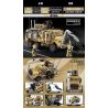 LE YI 81015 non  XE BỌC THÉP COUGAR 6X6 bộ đồ chơi xếp lắp ráp ghép mô hình Military Army Quân Sự Bộ Đội 620 khối