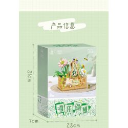 WELEMAGINATION 2076 non  NẮNG HÈ bộ đồ chơi xếp lắp ráp ghép mô hình Flowers Hoa 1168 khối