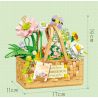 WELEMAGINATION 2076 non  NẮNG HÈ bộ đồ chơi xếp lắp ráp ghép mô hình Flowers Hoa 1168 khối