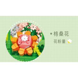 WELEMAGINATION 2076 non  NẮNG HÈ bộ đồ chơi xếp lắp ráp ghép mô hình Flowers Hoa 1168 khối