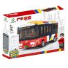 GUANGZHOU PUBLIC TRANSPORT GROUP BB072 non  XE BUÝT QUẢNG CHÂU CỔ ĐIỂN TUYẾN 107 bộ đồ chơi xếp lắp ráp ghép mô hình City Thành Phố 613 khối
