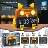 ACCUMULATE CULTURE J602 non  ĐỒNG HỒ BÁO THỨC THÔNG MINH VIBRANT OWL bộ đồ chơi xếp lắp ráp ghép mô hình Gear SMART ALARM CLOCK Đồ Lắp Ghép