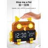 ACCUMULATE CULTURE J602 non  ĐỒNG HỒ BÁO THỨC THÔNG MINH VIBRANT OWL bộ đồ chơi xếp lắp ráp ghép mô hình Gear SMART ALARM CLOCK Đồ Lắp Ghép