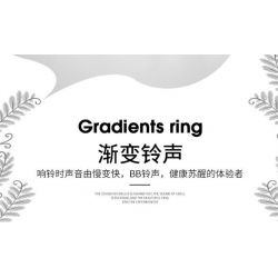 ACCUMULATE CULTURE J602 non  ĐỒNG HỒ BÁO THỨC THÔNG MINH VIBRANT OWL bộ đồ chơi xếp lắp ráp ghép mô hình Gear SMART ALARM CLOCK Đồ Lắp Ghép