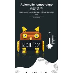 ACCUMULATE CULTURE J602 non  ĐỒNG HỒ BÁO THỨC THÔNG MINH VIBRANT OWL bộ đồ chơi xếp lắp ráp ghép mô hình Gear SMART ALARM CLOCK Đồ Lắp Ghép