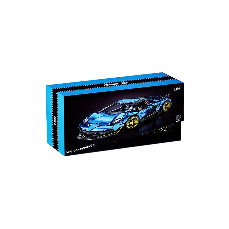 SHARP MODEL JIMU LIANGPIN 10520  MANNIU SVJ tỷ lệ 1:8 bộ đồ chơi xếp lắp ráp ghép mô hình 3811 khối