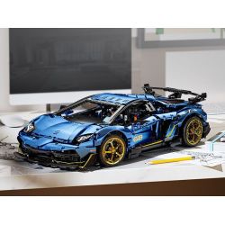 SHARP MODEL JIMU LIANGPIN 10520  MANNIU SVJ tỷ lệ 1:8 bộ đồ chơi xếp lắp ráp ghép mô hình 3811 khối