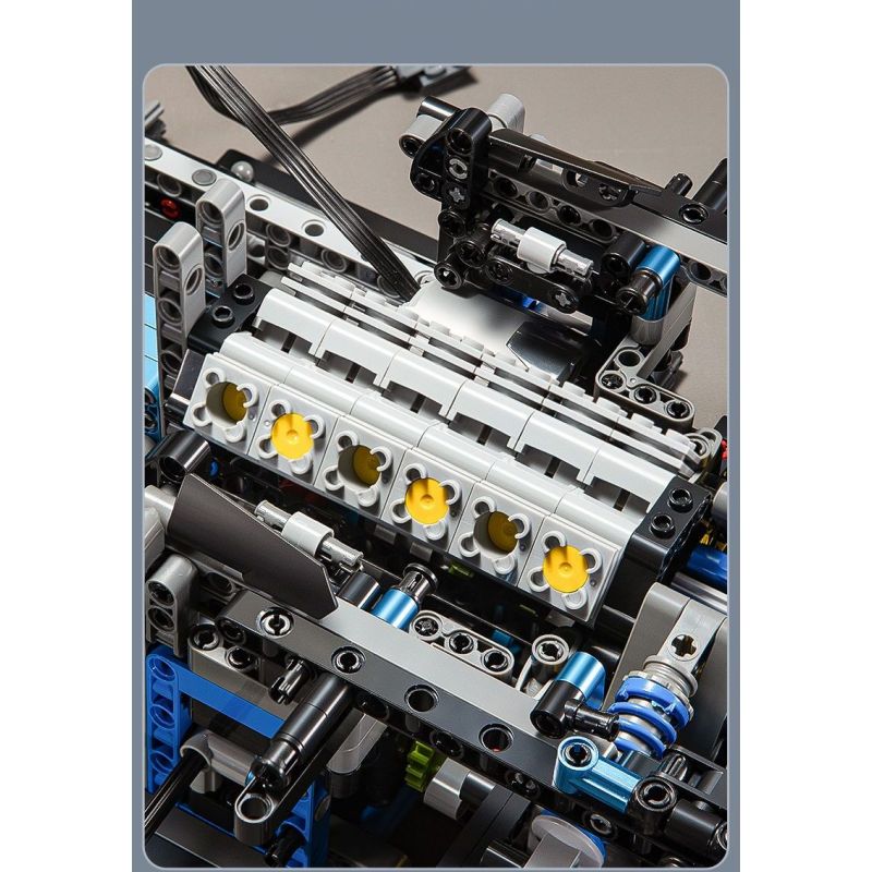 SHARP MODEL JIMU LIANGPIN 10520  MANNIU SVJ tỷ lệ 1:8 bộ đồ chơi xếp lắp ráp ghép mô hình 3811 khối