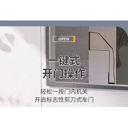 SHARP MODEL JIMU LIANGPIN 10520  MANNIU SVJ tỷ lệ 1:8 bộ đồ chơi xếp lắp ráp ghép mô hình 3811 khối