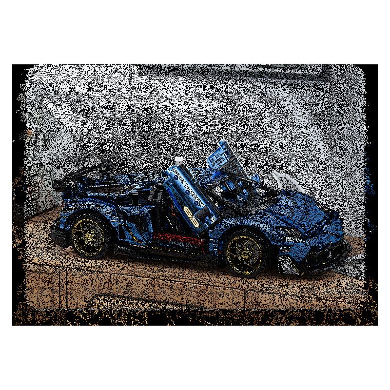 SHARP MODEL JIMU LIANGPIN 10520  MANNIU SVJ tỷ lệ 1:8 bộ đồ chơi xếp lắp ráp ghép mô hình 3811 khối