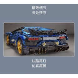 SHARP MODEL JIMU LIANGPIN 10520  MANNIU SVJ tỷ lệ 1:8 bộ đồ chơi xếp lắp ráp ghép mô hình 3811 khối