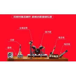 PLEYERID M38-P8019 P8019 8019 M38P8019 38-P8019 non  BAN NHẠC ĐỐT CHÁY HAPPY TWIST bộ đồ chơi xếp lắp ráp ghép mô hình Creator Expert BURN Chuyên Gia Sáng Tạo