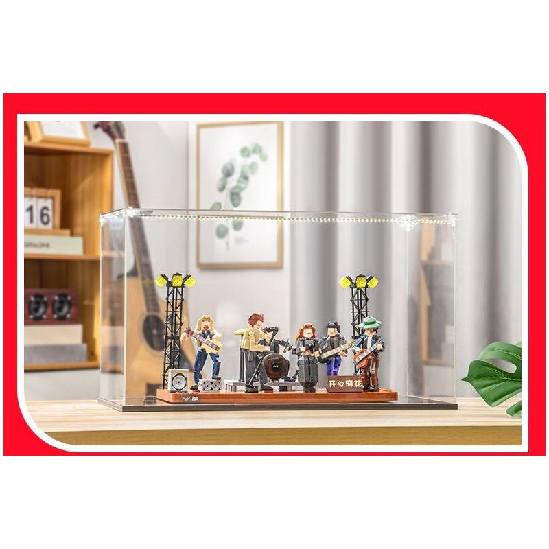 PLEYERID M38-P8019 P8019 8019 M38P8019 38-P8019 non  BAN NHẠC ĐỐT CHÁY HAPPY TWIST bộ đồ chơi xếp lắp ráp ghép mô hình Creator Expert BURN Chuyên Gia Sáng Tạo