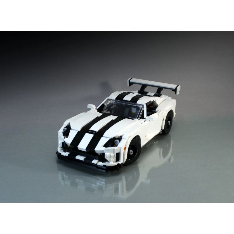 MouldKing 10046 Mould King 10046 REBRICKABLE MOC-120125 120125 MOC120125 non  XE THỂ THAO DODGE VIPER (10295 BỘ) tỷ lệ 1:13 bộ đồ chơi xếp lắp ráp ghép mô hình Model Team Mô Hình Hiện Đại 1236 khối