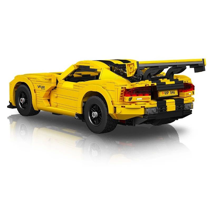 MouldKing 10046 Mould King 10046 REBRICKABLE MOC-120125 120125 MOC120125 non  XE THỂ THAO DODGE VIPER (10295 BỘ) tỷ lệ 1:13 bộ đồ chơi xếp lắp ráp ghép mô hình Model Team Mô Hình Hiện Đại 1236 khối