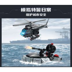 QMAN ENLIGHTEN KEEPPLEY 41107 non  SIÊU BỘ ÁO GIÁP SWAT 6 TỔ HỢP bộ đồ chơi xếp lắp ráp ghép mô hình Transformers Robot Đại Chiến Người Máy Biến Hình 741 khối