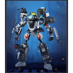 QMAN ENLIGHTEN KEEPPLEY 41107 non  SIÊU BỘ ÁO GIÁP SWAT 6 TỔ HỢP bộ đồ chơi xếp lắp ráp ghép mô hình Transformers Robot Đại Chiến Người Máy Biến Hình 741 khối