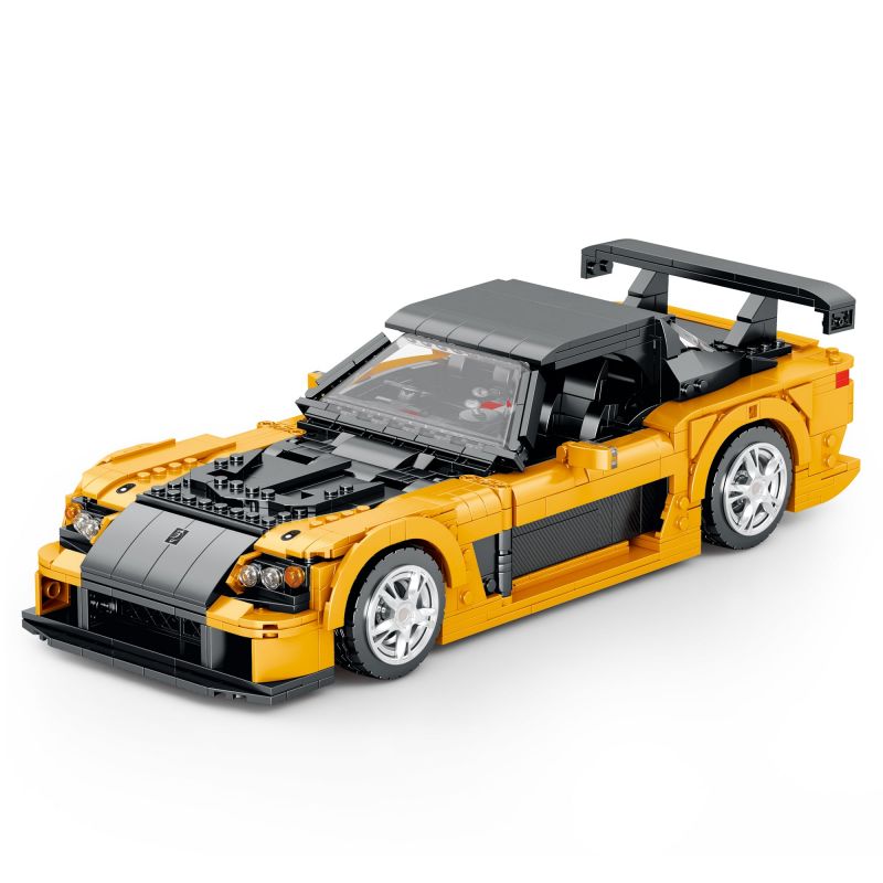 REOBRIX 11029 non Lego MAZDA RX-7 tỷ lệ 1:12 bộ đồ chơi xếp lắp ráp ghép mô hình Model Team Mô Hình Hiện Đại 1482 khối