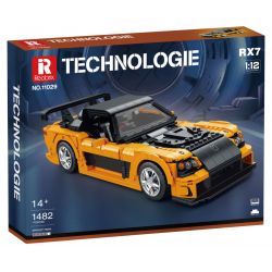 REOBRIX 11029 non  MAZDA RX-7 tỷ lệ 1:12 bộ đồ chơi xếp lắp ráp ghép mô hình Model Team Mô Hình Hiện Đại 1482 khối