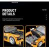 REOBRIX 11029 non  MAZDA RX-7 tỷ lệ 1:12 bộ đồ chơi xếp lắp ráp ghép mô hình Model Team Mô Hình Hiện Đại 1482 khối