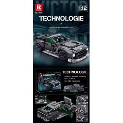 REOBRIX 11028 non  ASTON MARTIN VICTOR tỷ lệ 1:12 bộ đồ chơi xếp lắp ráp ghép mô hình Model Team Mô Hình Hiện Đại 1638 khối