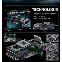 REOBRIX 11028 non  ASTON MARTIN VICTOR tỷ lệ 1:12 bộ đồ chơi xếp lắp ráp ghép mô hình Model Team Mô Hình Hiện Đại 1638 khối