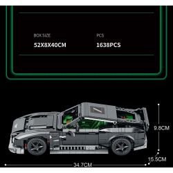 REOBRIX 11028 non  ASTON MARTIN VICTOR tỷ lệ 1:12 bộ đồ chơi xếp lắp ráp ghép mô hình Model Team Mô Hình Hiện Đại 1638 khối