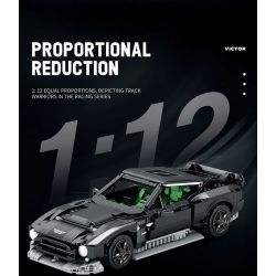 REOBRIX 11028 non  ASTON MARTIN VICTOR tỷ lệ 1:12 bộ đồ chơi xếp lắp ráp ghép mô hình Model Team Mô Hình Hiện Đại 1638 khối