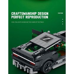 REOBRIX 11028 non  ASTON MARTIN VICTOR tỷ lệ 1:12 bộ đồ chơi xếp lắp ráp ghép mô hình Model Team Mô Hình Hiện Đại 1638 khối