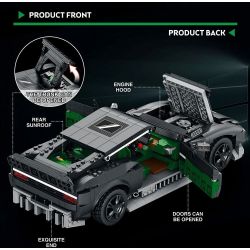 REOBRIX 11028 non  ASTON MARTIN VICTOR tỷ lệ 1:12 bộ đồ chơi xếp lắp ráp ghép mô hình Model Team Mô Hình Hiện Đại 1638 khối