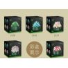 WELEMAGINATION 2114 non  HỘP TRƯNG BÀY CHẬU CÂY MỌNG NƯỚC KẾT HỢP TÁM TRONG MỘT bộ đồ chơi xếp lắp ráp ghép mô hình Flowers POTTED GARDEN Hoa 1257 khối