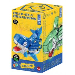 ZHEGAO 662001 non  4 LOẠI CÁ MẬP BIỂN SÂU PHÁT SÁNG CUA ĐUỐI MỰC bộ đồ chơi xếp lắp ráp ghép mô hình Creator DEEP-SEA DRGANISMS Sáng Tạo