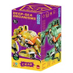 ZHEGAO 662001 non  4 LOẠI CÁ MẬP BIỂN SÂU PHÁT SÁNG CUA ĐUỐI MỰC bộ đồ chơi xếp lắp ráp ghép mô hình Creator DEEP-SEA DRGANISMS Sáng Tạo