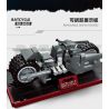 JIESTAR 58051 non  ĐUA XE NHỰA ĐƯỜNG BATBIKE bộ đồ chơi xếp lắp ráp ghép mô hình BATCYCLE 224 khối