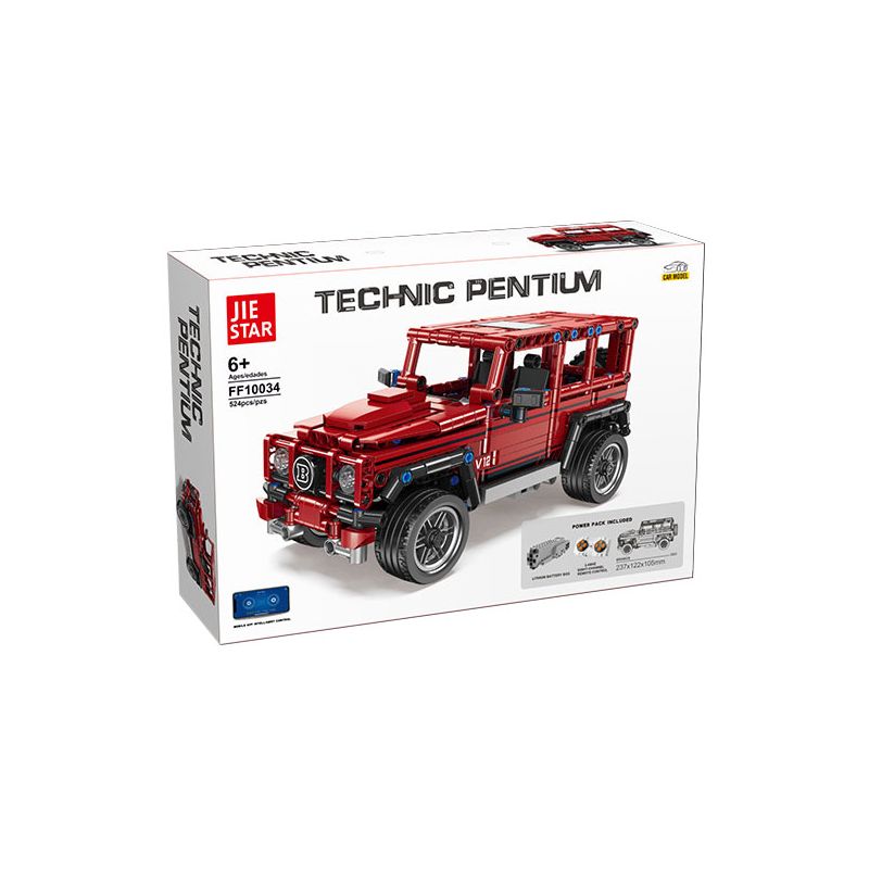 JIESTAR FF10031 10031 FF10034 10034 non  XE ĐỊA HÌNH BIG tỷ lệ 1:16 bộ đồ chơi xếp lắp ráp ghép mô hình  Kỹ Thuật Công Nghệ Cao Mô Hình Phương Tiện 524 khối