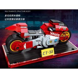 JIESTAR 58050 non  ĐUA XE NHỰA ĐƯỜNG KUSANAGI BLADE CT-3X bộ đồ chơi xếp lắp ráp ghép mô hình Movie & Game Phim Và Trò Chơi 241 khối