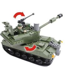 GUDI 600009A Xếp hình kiểu  MILITARY ARMY Armed Assault Xe Tăng 352 khối GUDI 600009A Xếp hình kiểu  MILITARY ARMY Armed Assault Xe Tăng 352 khối
