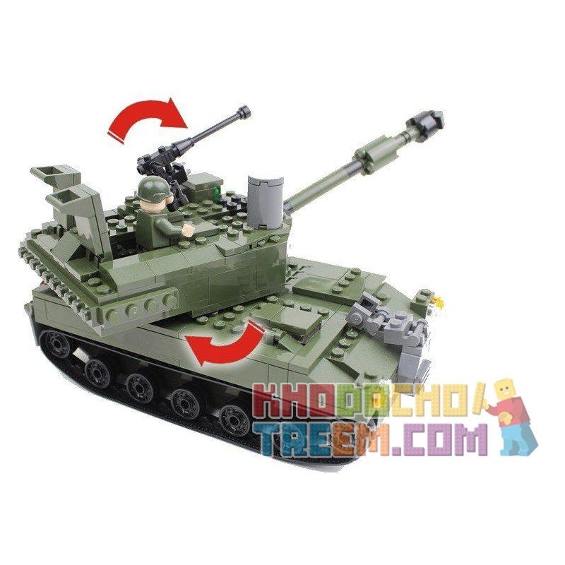 GUDI 600009A Xếp hình kiểu Lego MILITARY ARMY Armed Assault Xe Tăng giá ...