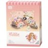 LOZ 4210 non  Q MENG CAR XE CƯỚI CỔ ĐIỂN bộ đồ chơi xếp lắp ráp ghép mô hình Girl SWEET Con Gái 290 khối