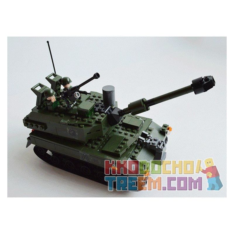 GUDI 600009A Xếp hình kiểu  MILITARY ARMY Armed Assault Xe Tăng 352 khối GUDI 600009A Xếp hình kiểu  MILITARY ARMY Armed Assault Xe Tăng 352 khối