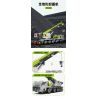 SEMBO 705108 non  ZOOMLION CẦN CẨU MỌI ĐỊA HÌNH bộ đồ chơi xếp lắp ráp ghép mô hình City Thành Phố 351 khối