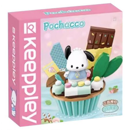 KEEPPLEY K20821 20821 non  CHÚ CHÓ SANRIO PACHA CHIẾC BÁNH NHỎ DỄ THƯƠNG bộ đồ chơi xếp lắp ráp ghép mô hình Movie & Game POCHACCO Phim Và Trò Chơi