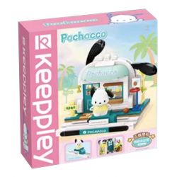 KEEPPLEY K20820 20820 CHÓ SANRIO PACHA ĐẤU TRƯỜNG VUI NHỘN bộ đồ chơi xếp lắp ráp ghép mô hình Movie & Game POCHACCO Phim Và Trò Chơi