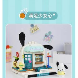 KEEPPLEY K20820 20820 non  CHÓ SANRIO PACHA ĐẤU TRƯỜNG VUI NHỘN bộ đồ chơi xếp lắp ráp ghép mô hình Movie & Game POCHACCO Phim Và Trò Chơi