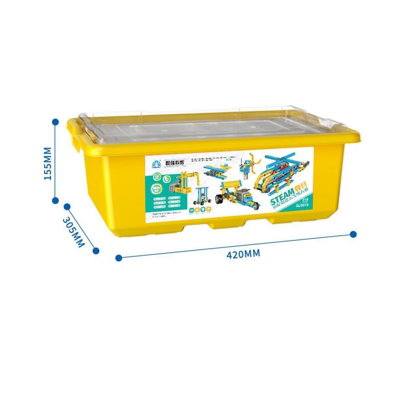 QUNLONG QJ2070 2070 non  CUỘC THI CẤP ĐỘ ROBOT THÍCH ỨNG VỚI THIẾT BỊ DẠY HỌC STEAM bộ đồ chơi xếp lắp ráp ghép mô hình  Kỹ Thuật Công Nghệ Cao Mô Hình Phương Tiện 319 khối